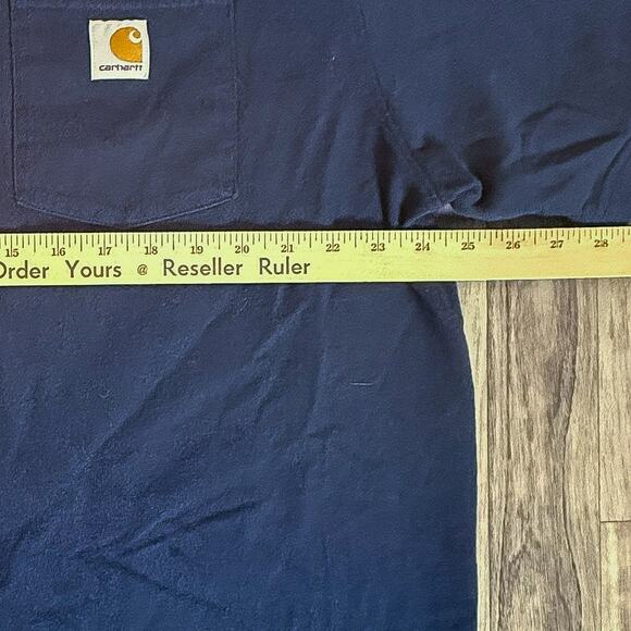 Carhartt Loose Fit Pocket T-Shirt Black XL Workwear Tee Made in Guatemala - Picture 5 of 6